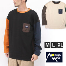 Mountain Mania ロングTシャツ ポケット CSL311画像