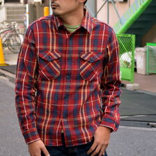 UES 先染ヘビーネルシャツ 502151画像