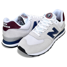 new balance ML574HX2 WHITE/NAVY画像