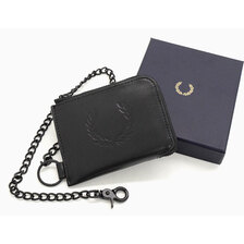 FRED PERRY Laurel Wreath Leather Zip Around Wallet L2305画像