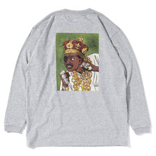 APPLEBUM Ruler L/S Tee H.GREY画像