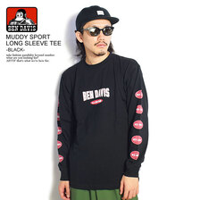 BEN DAVIS MUDDY SPORT LONG SLEEVE TEE -BLACK- C-1780034画像