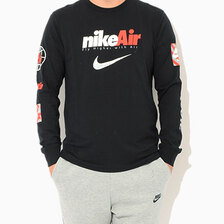 NIKE Swoosh By Air L/S Tee Black DJ1416-010画像