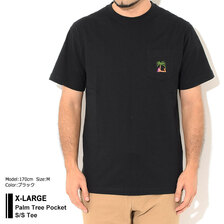 X-LARGE Palm Tree Pocket S/S Tee 101212011023画像