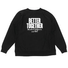 RHC Ron Herman &times; STANDARD CALIFORNIA SD US COTTON LOGO CREW SWEAT BLACK画像