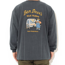 BEN DAVIS Food Truck Wide Crew L/S Tee C-1780036画像