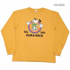 Buzz Rickson's &times; PEANUTS L/S T-SHIRT "GO ARMY" BR68838画像
