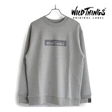 Wild Things LOGO CREW NECK SWEAT GREY WT21248KY画像