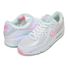 NIKE WMNS AIR MAX 90 white/arctic punch DJ1493-100画像