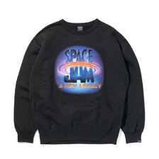 APPLEBUM &times; SPACE JAM Logo Crew Sweat BLACK画像