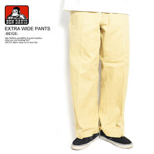 BEN DAVIS EXTRA WIDE PANTS -BEIGE- G-1180007画像