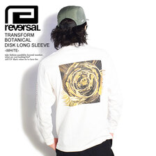 reversal TRANSFORM BOTANICAL DISK LONG SLEEVE -WHITE- RV21AW102画像