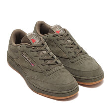 Reebok Club C 85 ARMY GREEN/MODERN BEIGE/REEBOK RUBBER GUM G57636画像