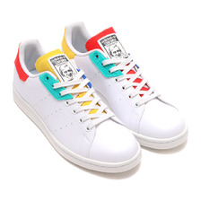adidas STAN SMITH FOOTWEAR WHITE/CRYSTAL WHITE/TEAM ROYAL BLUE H00329画像