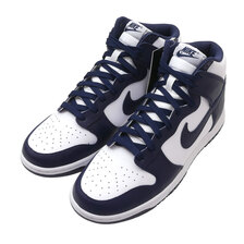 NIKE DUNK HI RETRO WHITE/MIDNIGHT NAVY DD1399-104画像