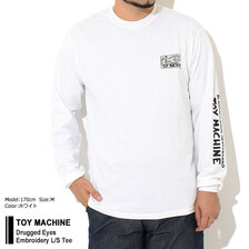 TOY MACHINE Drugged Eyes Embroidery L/S Tee TMFBLT2画像