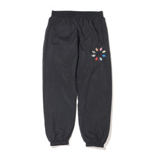adidas BOLD WOVEN TRACK PANTS BLACK/MULTI COLOR H37738画像