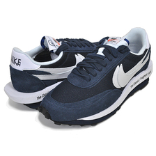 NIKE LDWAFFLE / SACAI &times; FRAGMENT DESIGN blue void/white-obsidian-white DH2684-400画像