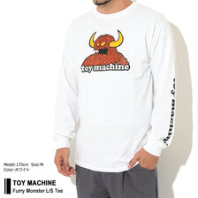 TOY MACHINE Furry Monster L/S Tee TMFBLT8画像