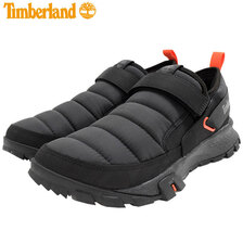 Timberland MILLS FALLS Puffy Slip On Black With Orange A2JGB画像