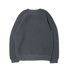 THE NORTH FACE L/S GLOBE FIT CREW MIX CHARCOAL NT12098-ZC画像