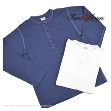Two Moon no.20165 Henley neck long sleeve tee画像