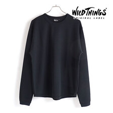 Wild Things TRUE DRY WAFFLE CREW BLACK WT21257SU画像