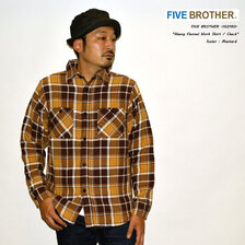 FIVE BROTHER HEAVY FLANNEL WORK SHIRTS 152160画像