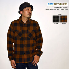FIVE BROTHER HEAVY FLANNEL WORK SHIRTS 152160画像