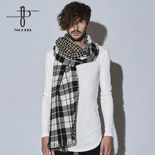 NO ID. リバーシブルチェックストール 849777-763Z画像