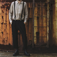 NO ID. フェイクスウェードセミワイドトラウザーズ 849006-779P画像