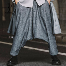 NO ID. BLACK ストレッチシャギーサルエルトラウザーズ 449006-797P画像