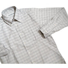 INDIVIDUALIZED SHIRTS L/S STANDARD FIT WOODLAND TATTERSALL B.D. SHIRTS white画像