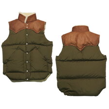 WAREHOUSE Lot 2174 ROCKY MOUNTAIN &times; WAREHOUSE NYLON CHRISTY VEST画像