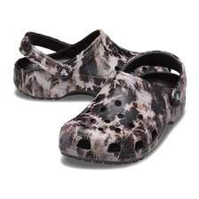 crocs Classic Bleach Dye Clog Black 207326-001画像