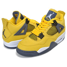 NIKE AIR JORDAN 4 RETRO LIGHTNING 2021 tour yellow/dark blue grey CT8527-700画像
