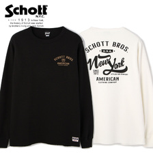 Schott LS OLD GRAPHIC HENLEYNECK T-SHIRT 3113200画像