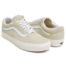 VANS OLD SKOOL (PIG SUEDE) SANDSHELL / SNOW WHITE VN0A38G19G9画像