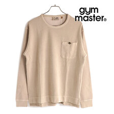 gym master ピグメントリップルP付きロンTee ベージュ G533695画像