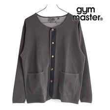 gym master ピグメントリップルノーカラーカーデ ブラック G733602画像