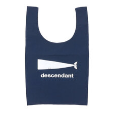 DESCENDANT 21AW CACHALOT MARKET TOTE NAVY 212NTDS-CG01画像
