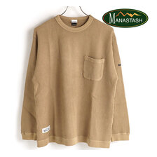MANASTASH HEAVY SNUG THERMAL L/S TEE BEIGE 7113103画像