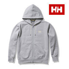HELLY HANSEN HH Logo Full-zip Sweat Hoodie MIX GREY HE32160画像