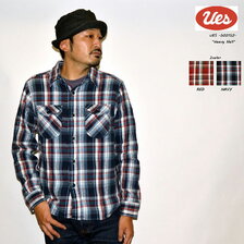 UES 先染ヘビーネルシャツ 502152画像