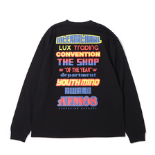 atmos RACING LOGO LS TEE BLACK MAT21-A031画像