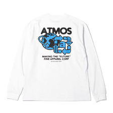 atmos EARTH LS TEE WHITE MAT21-A026画像