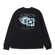 atmos EARTH LS TEE BLACK MAT21-A026画像