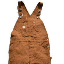 SAMURAI JEANS SJOVAL-DC 15ozブラウンダックオーバーオール画像