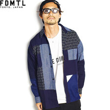 FDMTL BORO PATCHWORK SHIRT RINSE FA21-SH35R画像