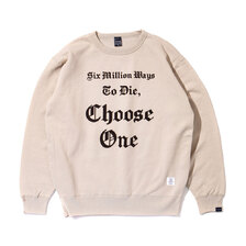 APPLEBUM Choose One Crew Sweat SAND画像